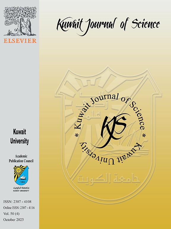 Go to journal home page - Kuwait Journal of Science
